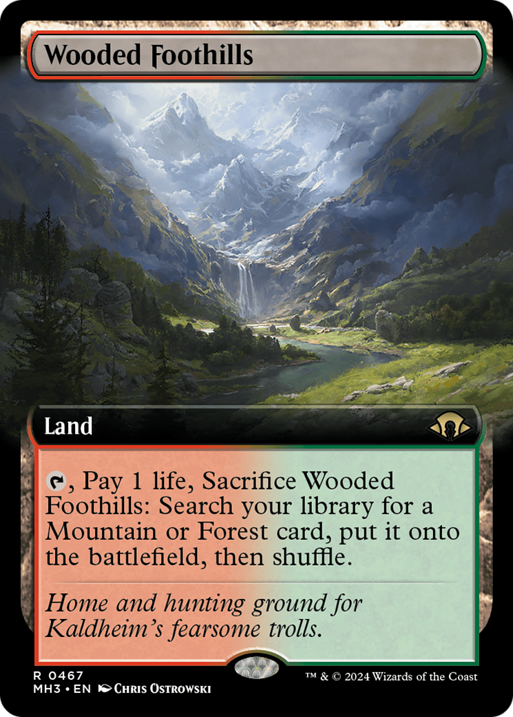 Wooded Foothills (Extended Art) [Modern Horizons 3]