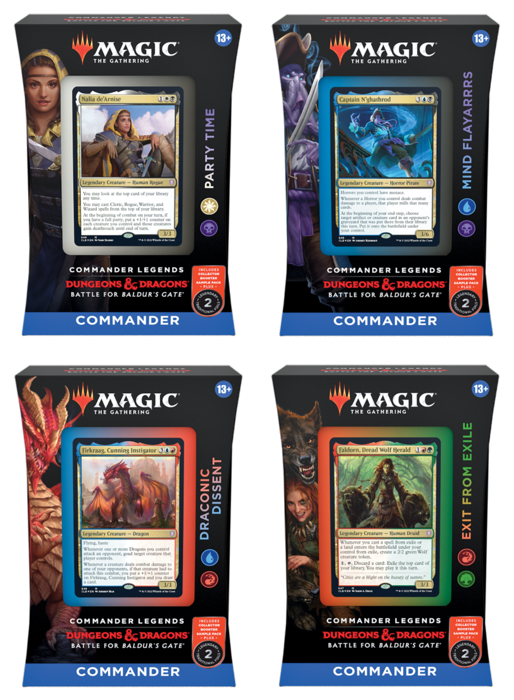 mtg baldur's gate commander precons Commander Legends: Battle for Baldur's Gate