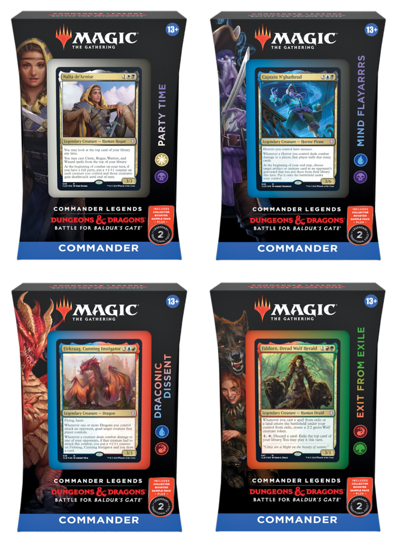 Commander Legends: Battle for Baldur's Gate - Commander Deck Display Commander Legends: Battle for Baldur's Gate - Commander Deck Display