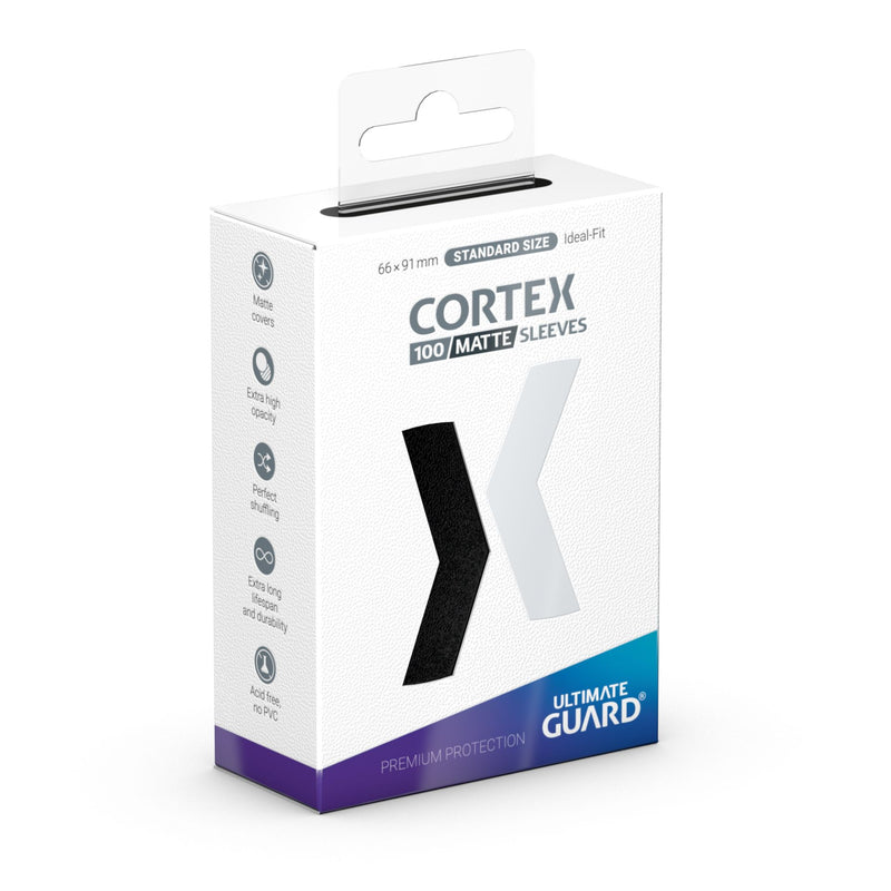 Cortex Standard Size Sleeves: Matte Black (100)