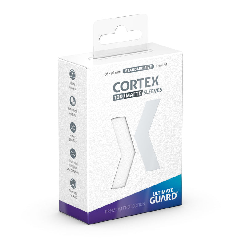 Cortex Standard Size Sleeves: Matte White (100)