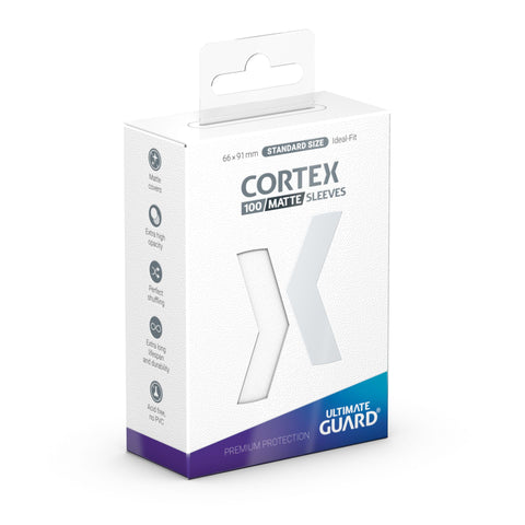 Cortex Standard Size Sleeves: Matte White (100)