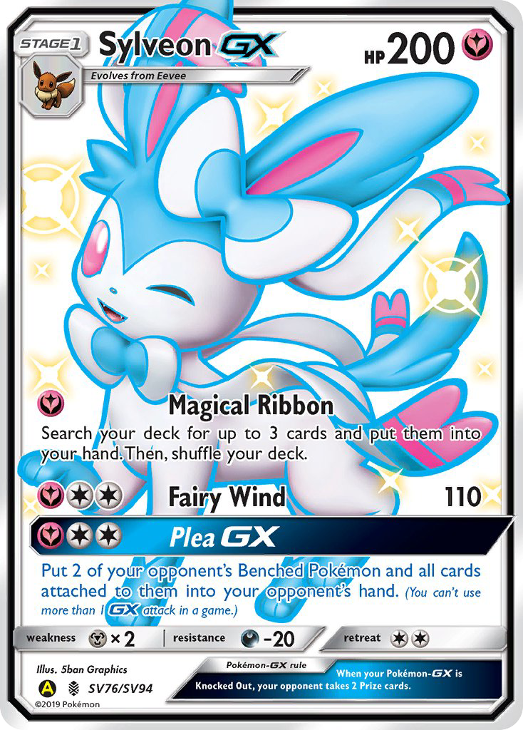 Amazon.com: Pokemon - Sylveon-GX - 92/145 - Ultra Rare - Sun