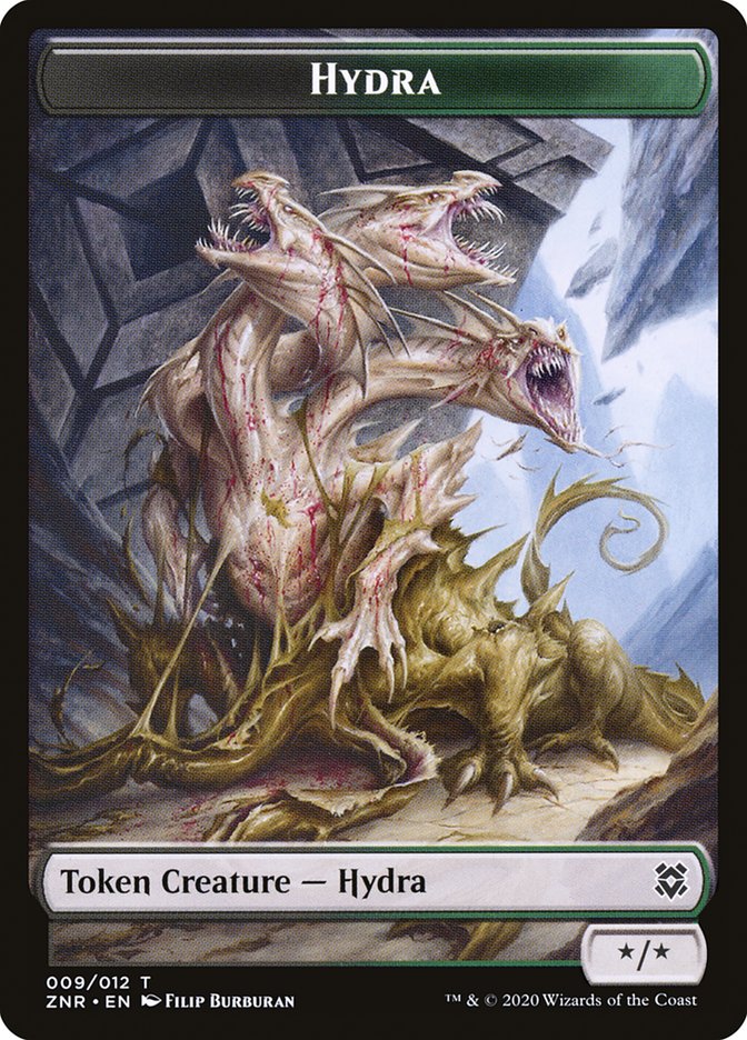 mtg zendikar rising double faced cards Magic: The Gathering Draft Booster Box | 36 Booster Packs (540 Cards) + 1 Box Topper | 36 Full Art Lands #You can use this card to represent a double Cat // Hydra Double-Sided Token