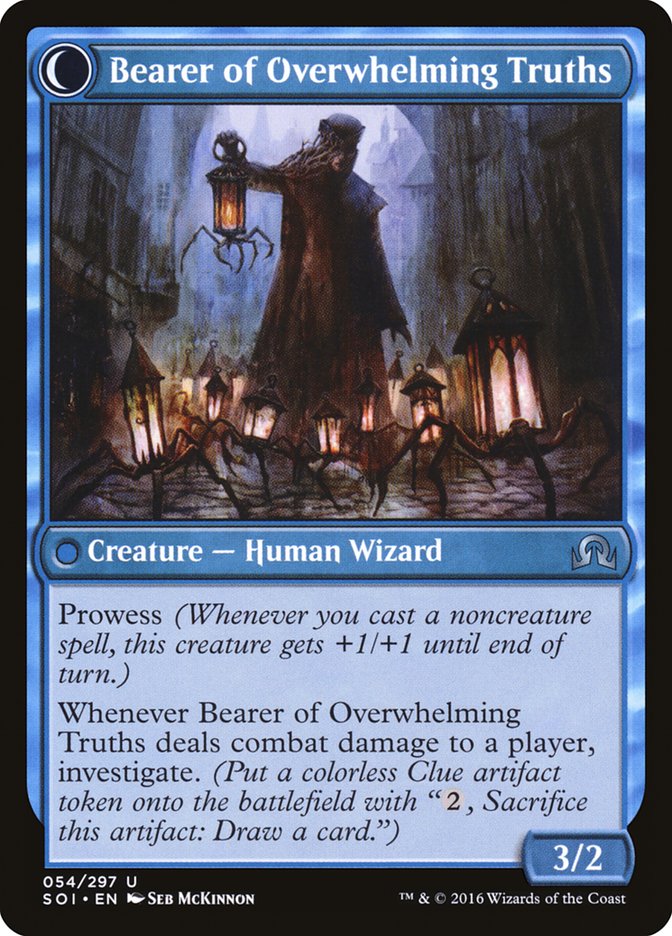 Daring Sleuth // Bearer of Overwhelming Truths [Shadows over Innistrad Daring Sleuth // Bearer of Overwhelming Truths [Shadows over Innistrad