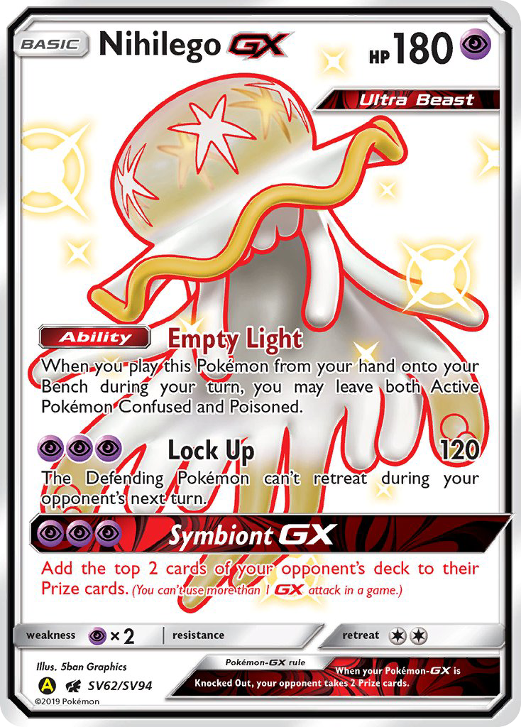 Nihilego GX (SV62/SV94) [Sun & Moon: Hidden Fates