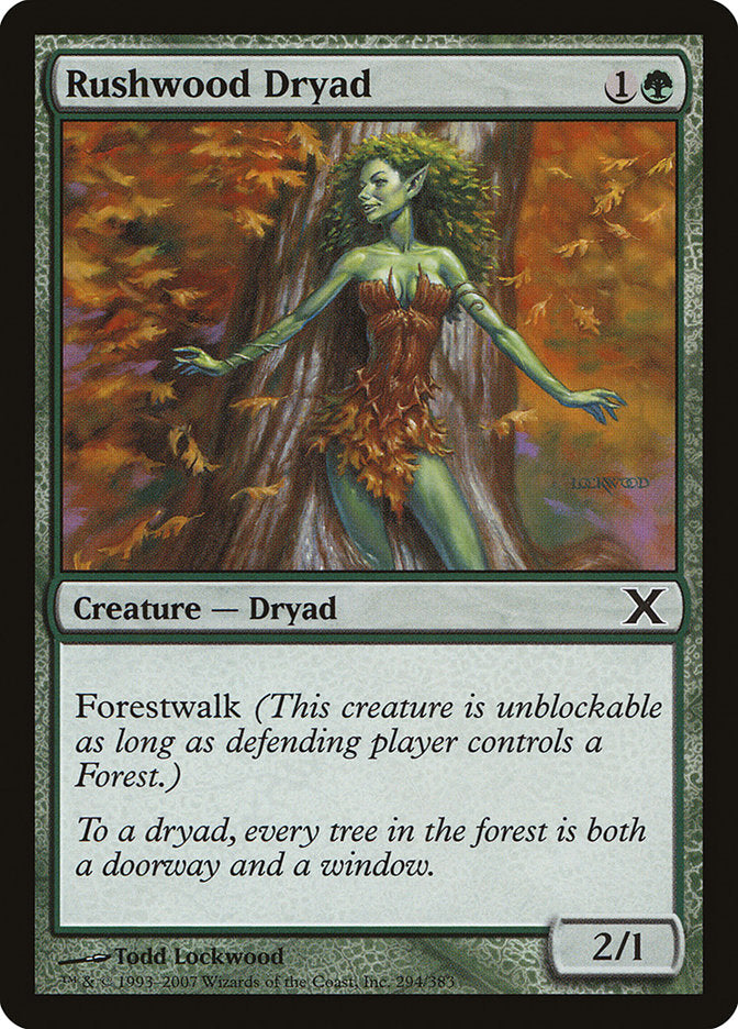 Rushwood Dryad [Tenth Edition]