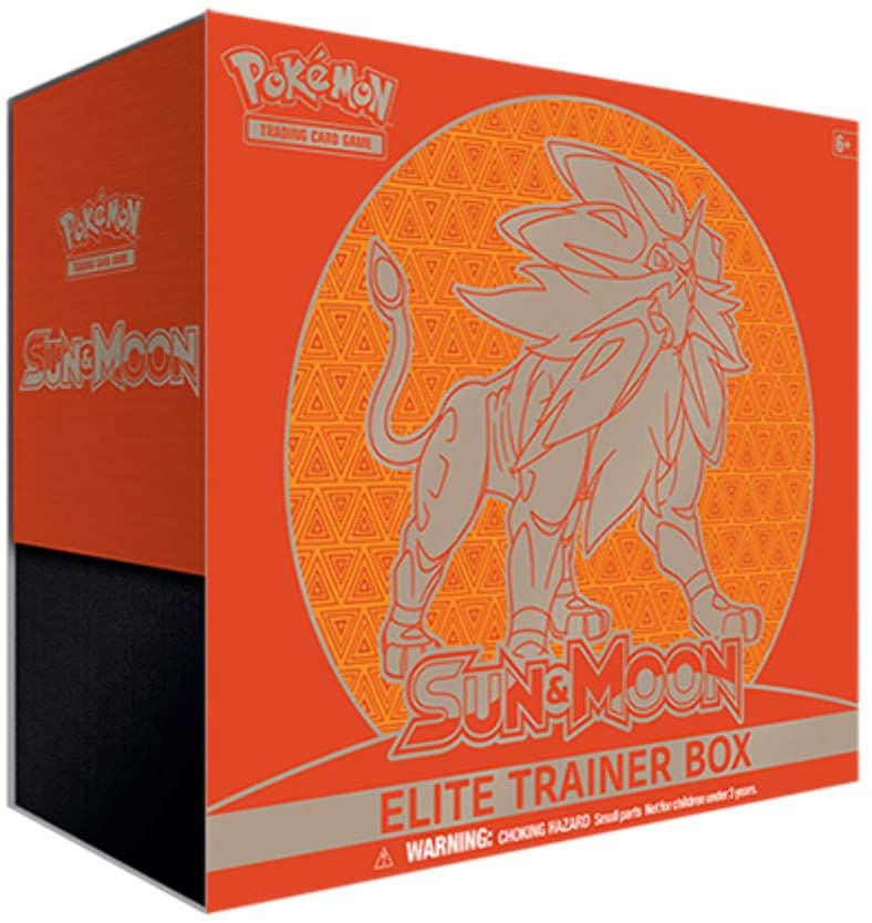 Sun & Moon [base set] Elite Trainer Box Pokemon TCG 8 Booster packs + More.