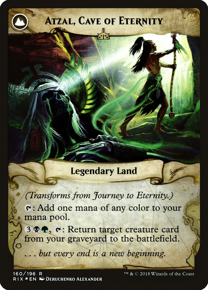 Journey to Eternity // Atzal, Cave of Eternity [Rivals of Ixalan Prere Journey to Eternity // Atzal, Cave of Eternity [Rivals of Ixalan Prere