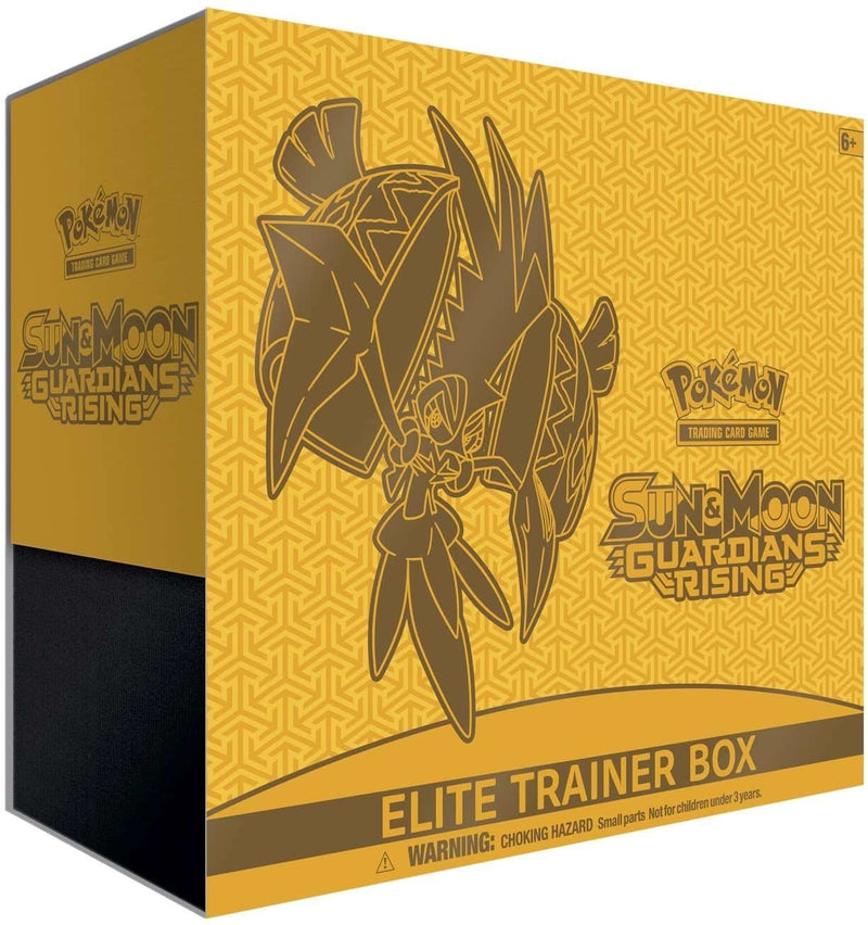 Sun & Moon [Guardians Rising] Elite Trainer Box Pokemon TCG 8 Booster packs + More.