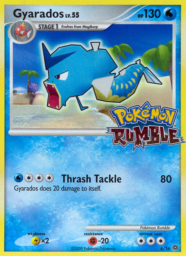 gyarados pokemon cards Gyarados (6/16) [Pokémon Rumble]