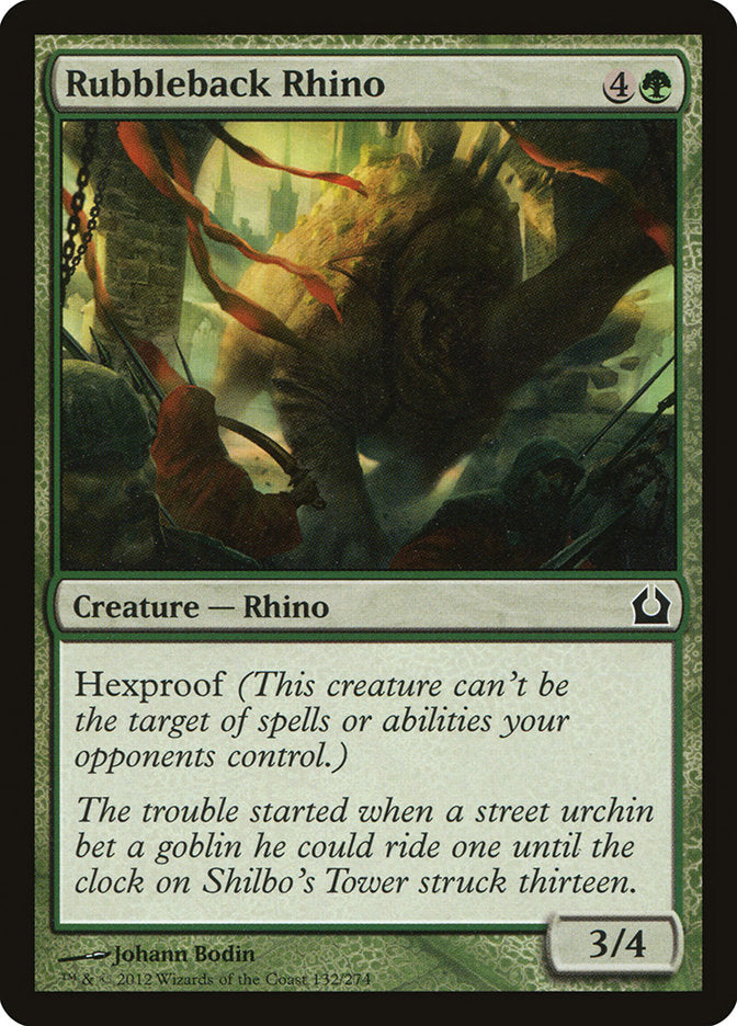 Rubbleback Rhino [Return to Ravnica]