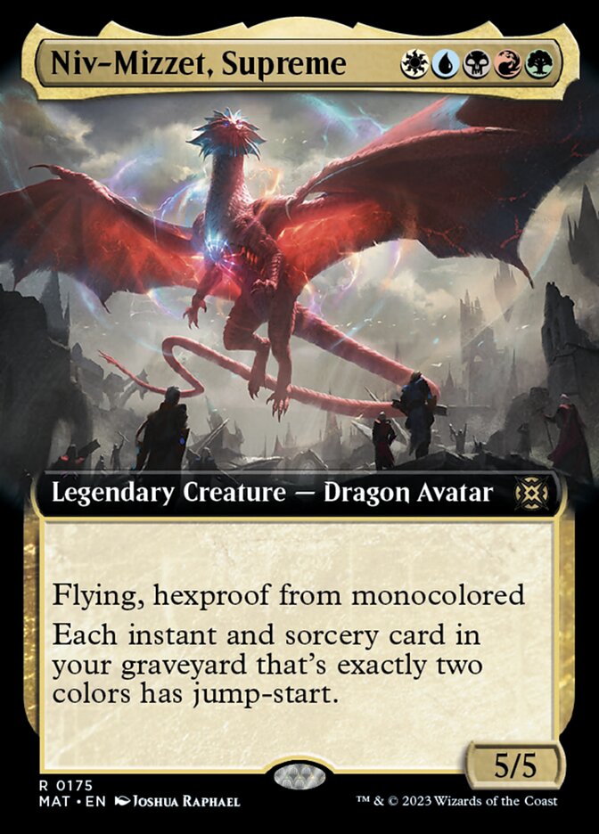 Niv-Mizzet, Supreme (Extended Art) [March of the Machine: The Aftermat