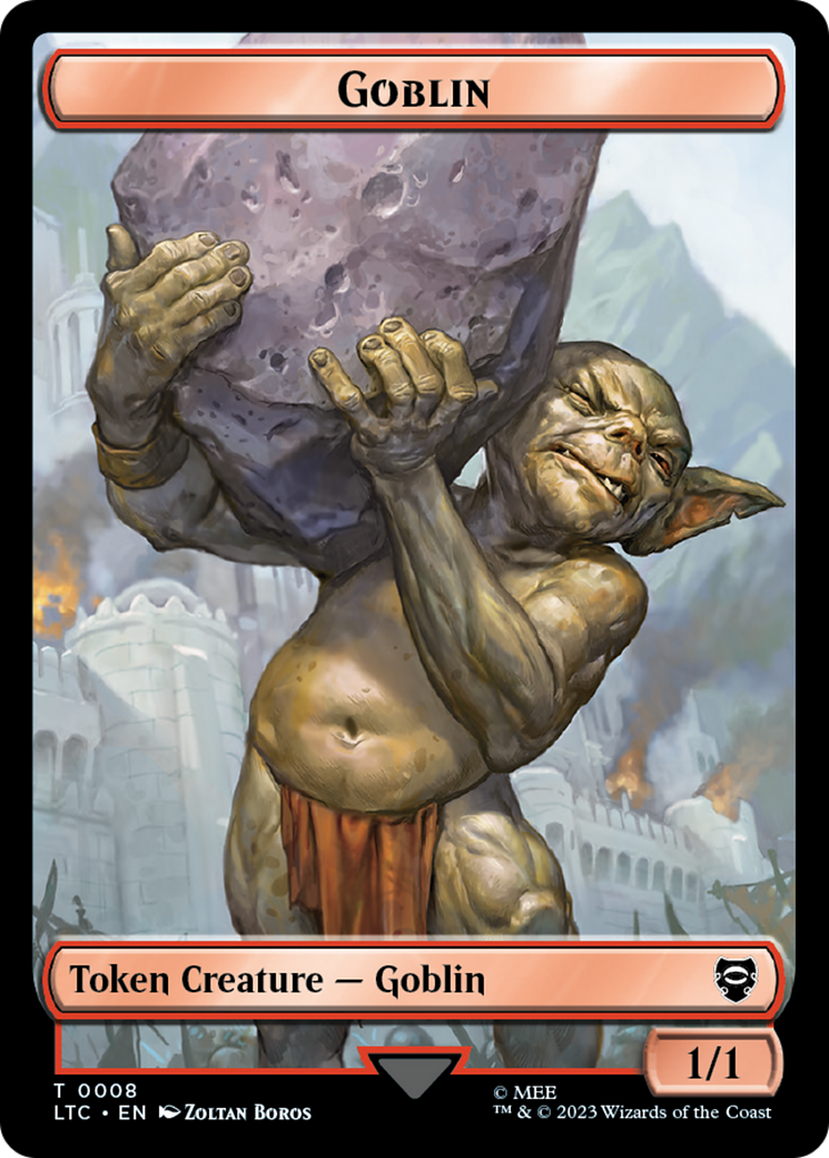 Goblin // Wraith Double-Sided Token [The Lord of the Rings: Tales of M Goblin // Wraith Double-Sided Token [The Lord of the Rings: Tales of M