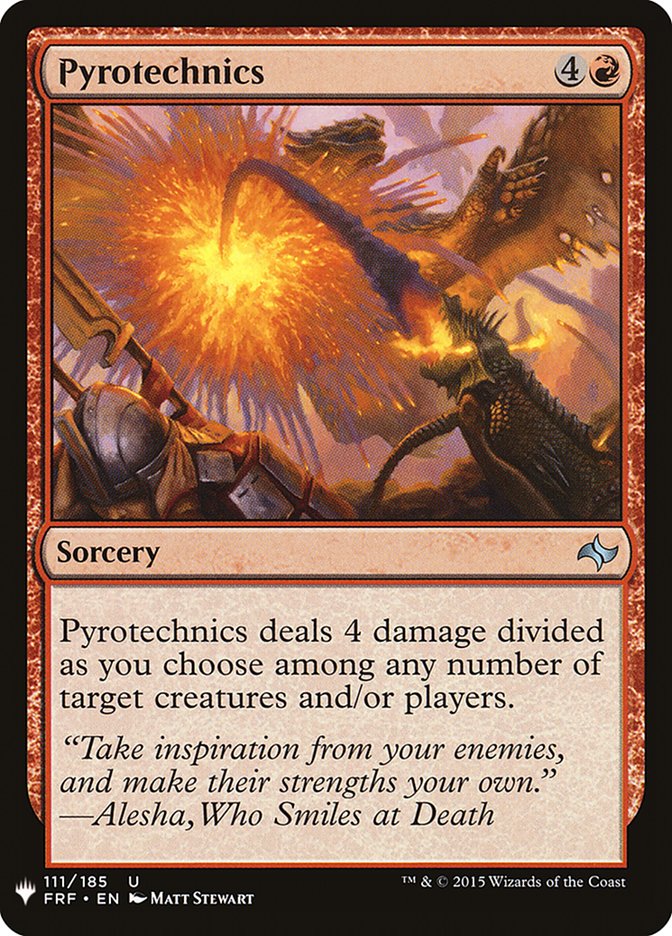 Pyrotechnics [Mystery Booster]