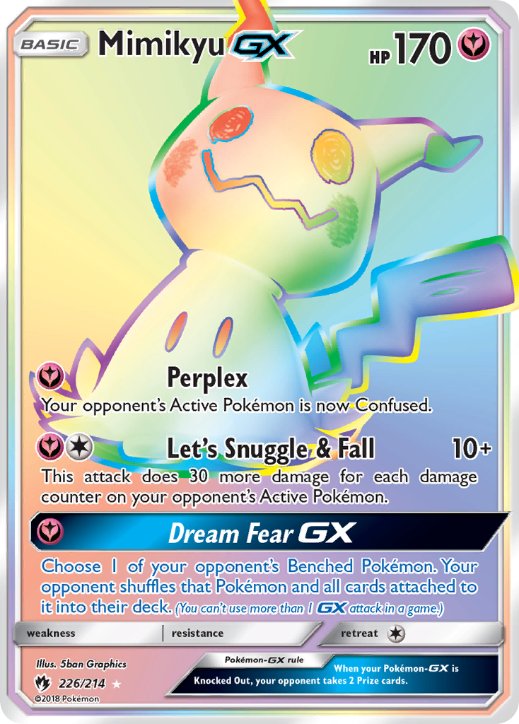 Mimikyu - Ultra Shiny GX #95 Pokemon Card