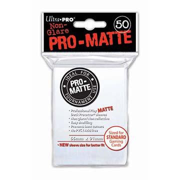 50ct Pro-Matte White Standard Deck Protectors