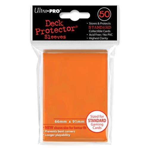 50ct Orange Standard Deck Protectors