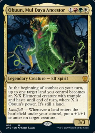 Obuun, Mul Daya Ancestor [Zendikar Rising Commander]