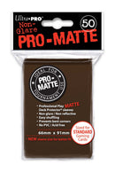 50ct Pro-Matte Brown Standard Deck Protectors