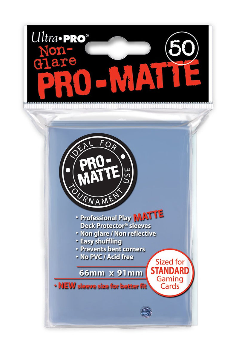 50ct Pro-Matte Clear Standard Deck Protectors