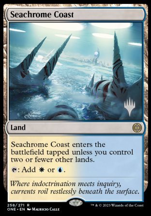 Seachrome Coast (Promo Pack) [Phyrexia: All Will Be One Promos]