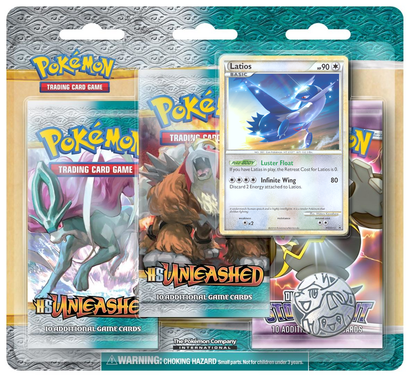 HeartGold & SoulSilver: Unleashed - 3-Pack Blister (Latios) HeartGold & SoulSilver: Unleashed - 3-Pack Blister (Latios)