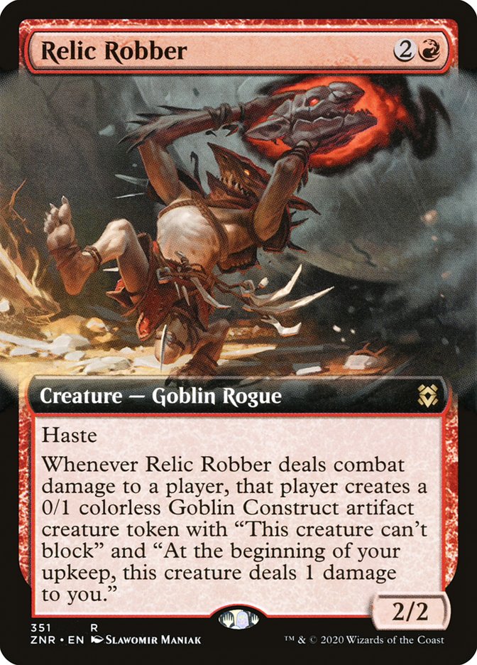 Relic Robber (Extended Art) [Zendikar Rising]