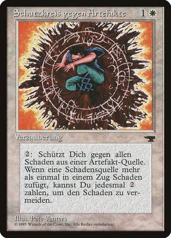 Circle of Protection: Artifacts (German) - "Schutzkreis gegen Artefakte" [Renaissance]