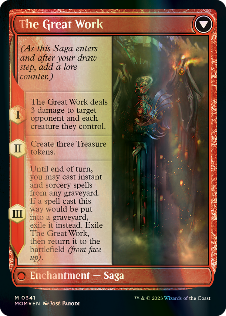 mtg march of the machine serialized cards Arwen, Mortal Queen (Extended Art) (Surge Foil) [The Lord of the Rings –  TokenMTG main image 0