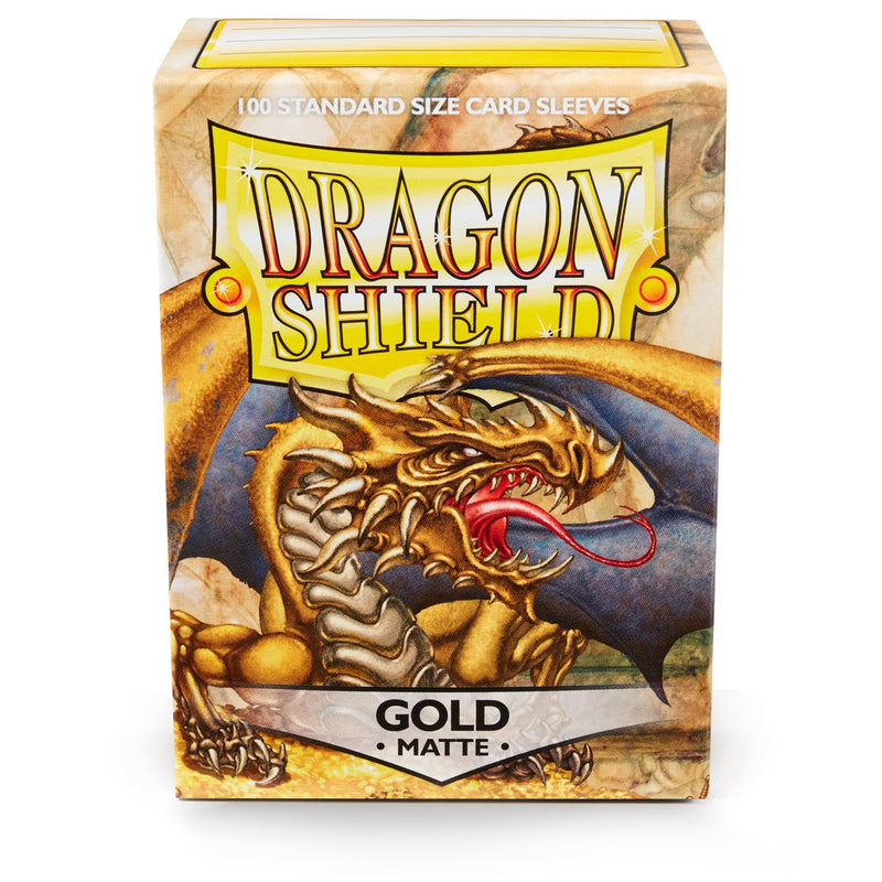 Dragon Shield Standard Matte Gold (100ct)