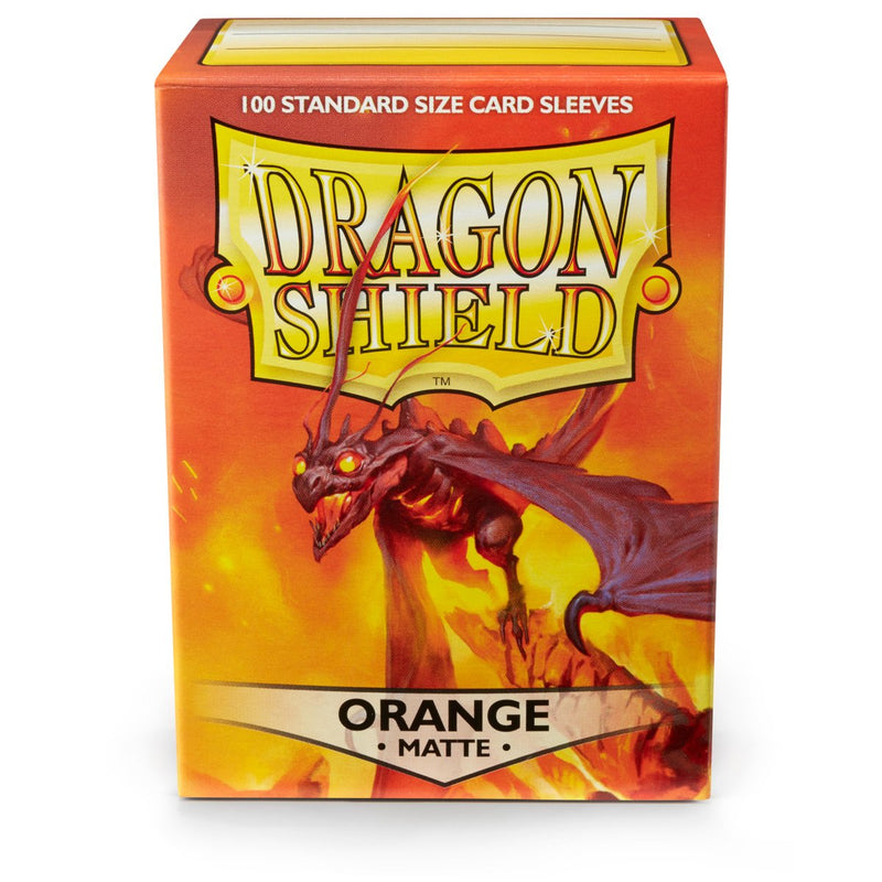 Dragon Shield Standard Matte Orange (100ct)