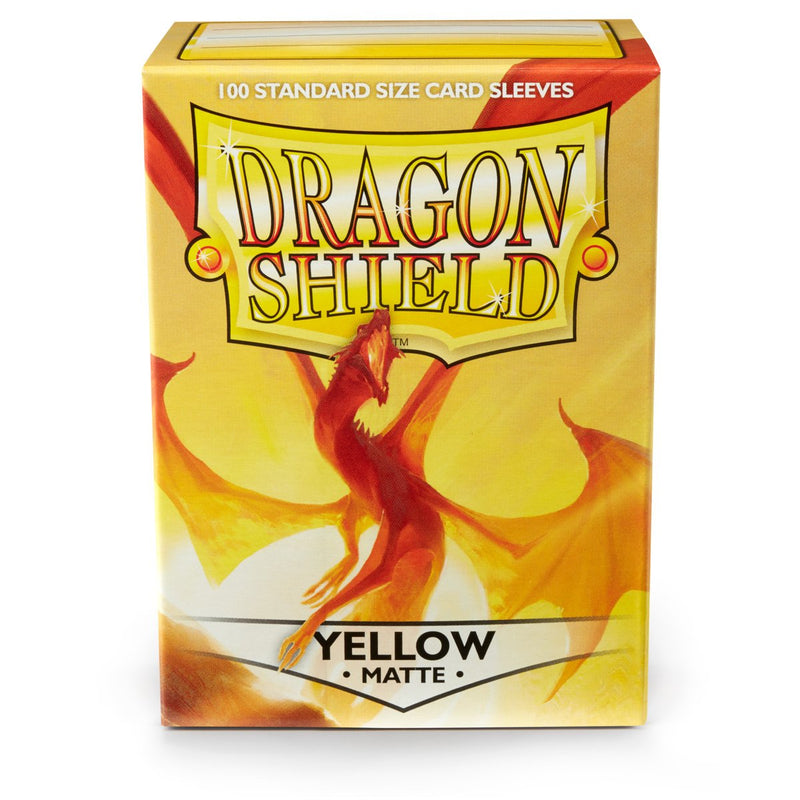 Dragon Shield Standard Matte Yellow  (100ct)