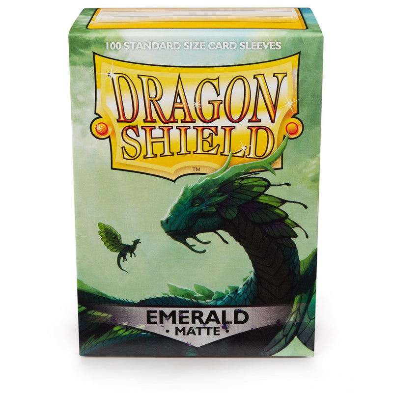 Dragon Shield Standard Matte Emerald (100ct)