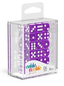 D6 Dice 12 mm Speckled - Pink (36)