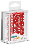 D6 Dice 12 mm Solid - Red (36)