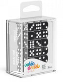 D6 Dice 12 mm Solid - Black (36)