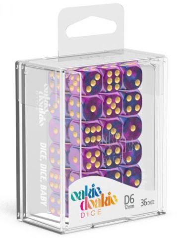 D6 Dice 12 mm Gemidice - Amethyst (36)