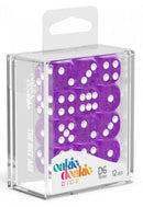 D6 Dice 16 mm Speckled - Purple (12)