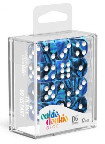 D6 Dice 16 mm Gemidice - Twilight Stone (12)