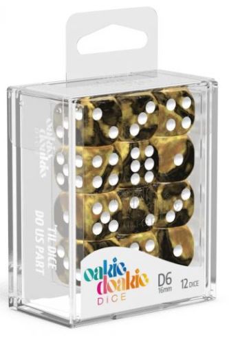 D6 Dice 16 mm Gemidice - Hornet (12)
