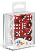 D6 Dice 16 mm Gemidice - Vampire (12)
