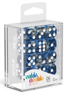 D6 Dice 16 mm Gemidice - Liquid Steel (12)