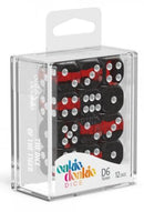 D6 Dice 16 mm Enclave - Ruby (12)