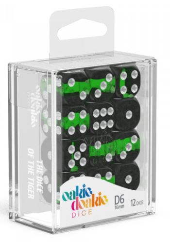 D6 Dice 16 mm Enclave - Emerald (12)