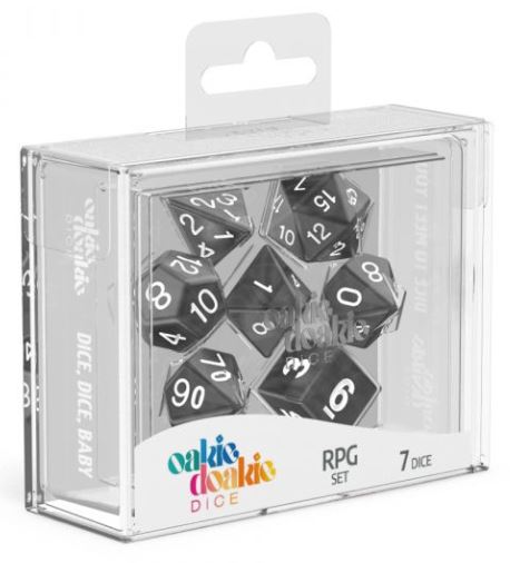 RPG Set Marble - Black (12)