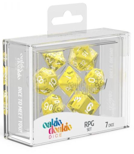 RPG Set Translucent - Yellow (7)