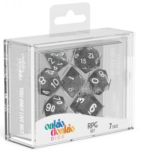 RPG Set Speckled - Black (7)