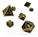 RPG Set Metal Dice - Alchemy Gold (7)