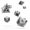 RPG Set Metal Dice - Mercury (7)
